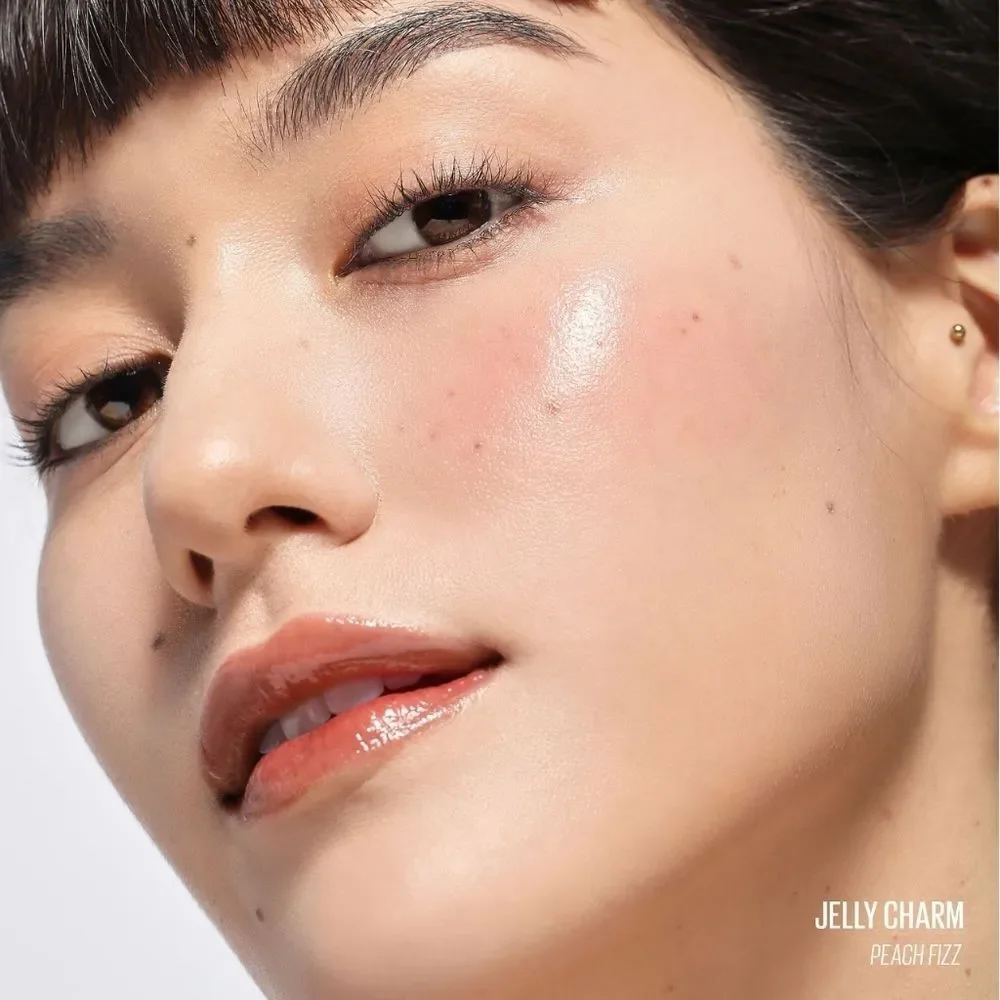 KAJA Jelly Charm Lip & Blush Stain with Keychain- Peach Fizz